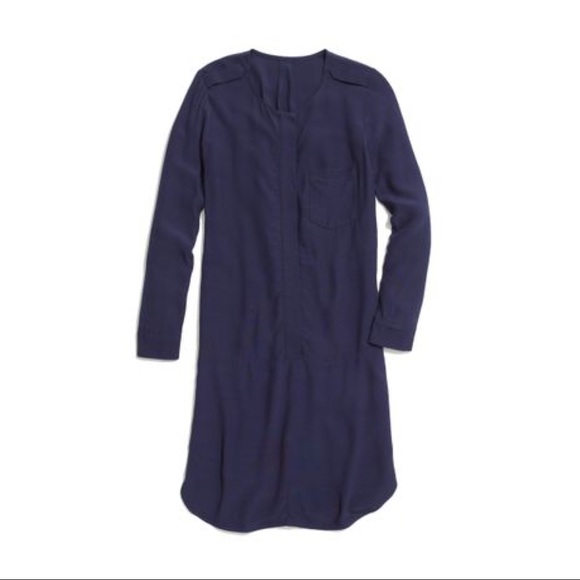 MADEWELL Navy Cargo Tunic Dress size Medium - Picture 3 of 12